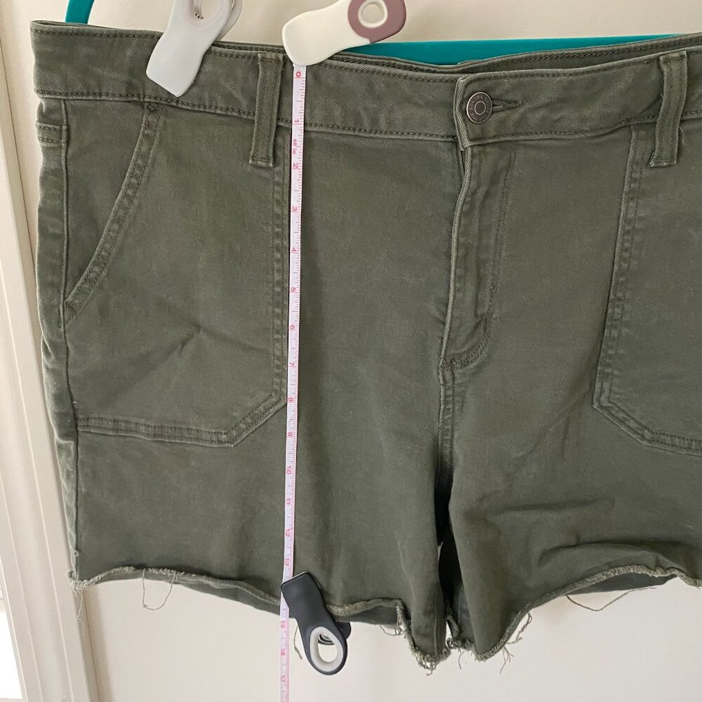 Olive Green Sonoma Cut Off Shorts - Picture 7 of 14